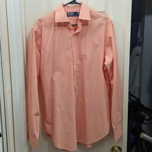 Ralph Lauren Button Down Mens 16 34/35 Long‎ Sleeve